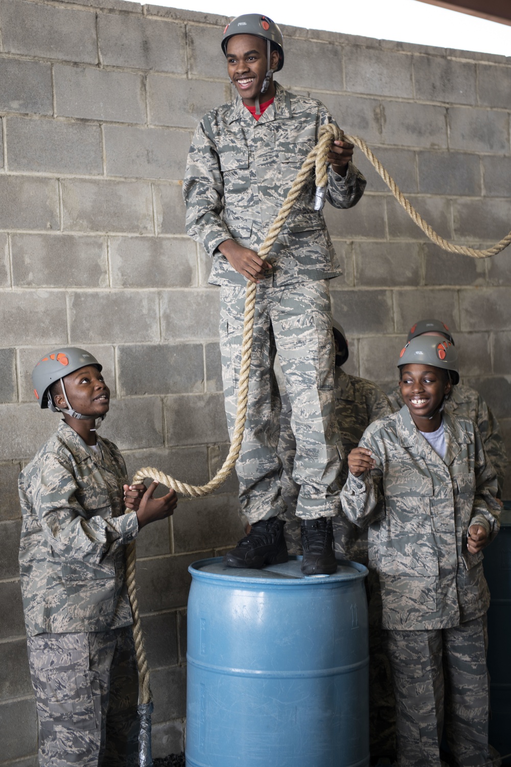 Air Force Junior ROTC cadets visit LRC