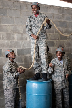 Air Force Junior ROTC cadets visit LRC [Image 6 of 10]