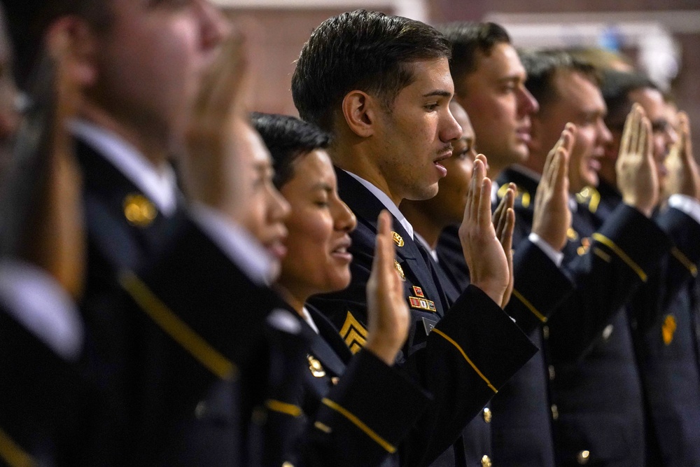 U.S. Army Alaska Soldiers Enter The Noncommissioned Officer Ranks