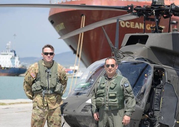 Retired Kiowa Warrior helicopters join partner Greek fleet