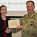Hamilton receives certificate of appreciation