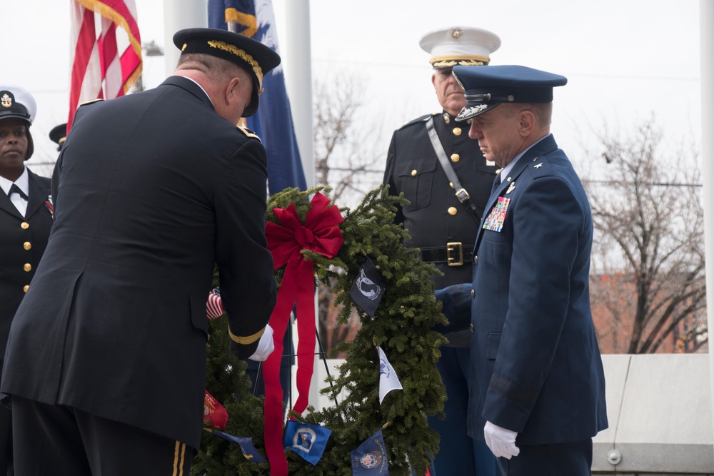 South Carolina National Guard participates in wreath laying ceremony in honor of fallen service members