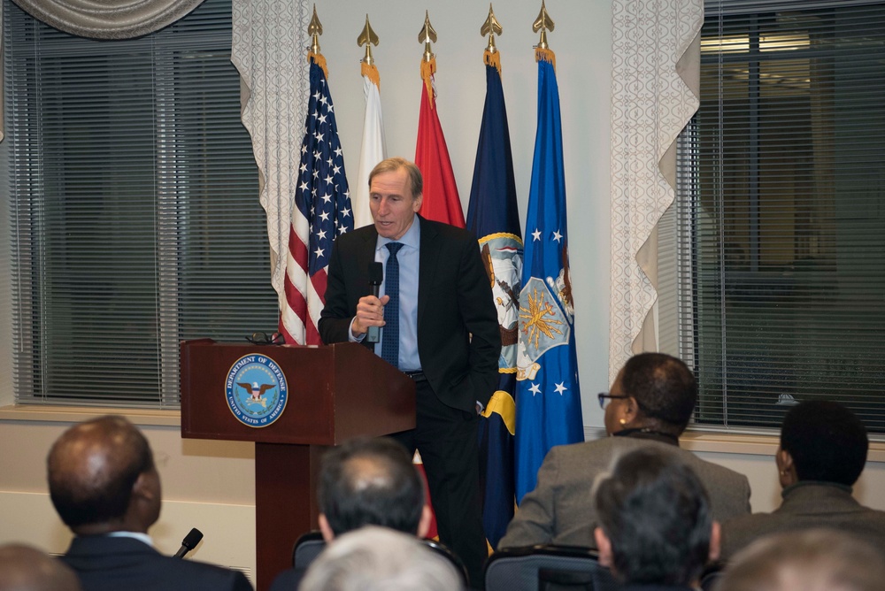 Diplomatic Corps visits the Pentagon