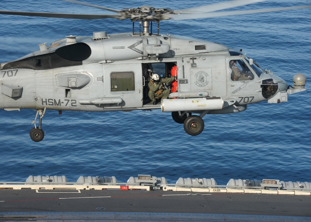 USS Harry S. Truman (CVN 75) transits the Mediterranean Sea