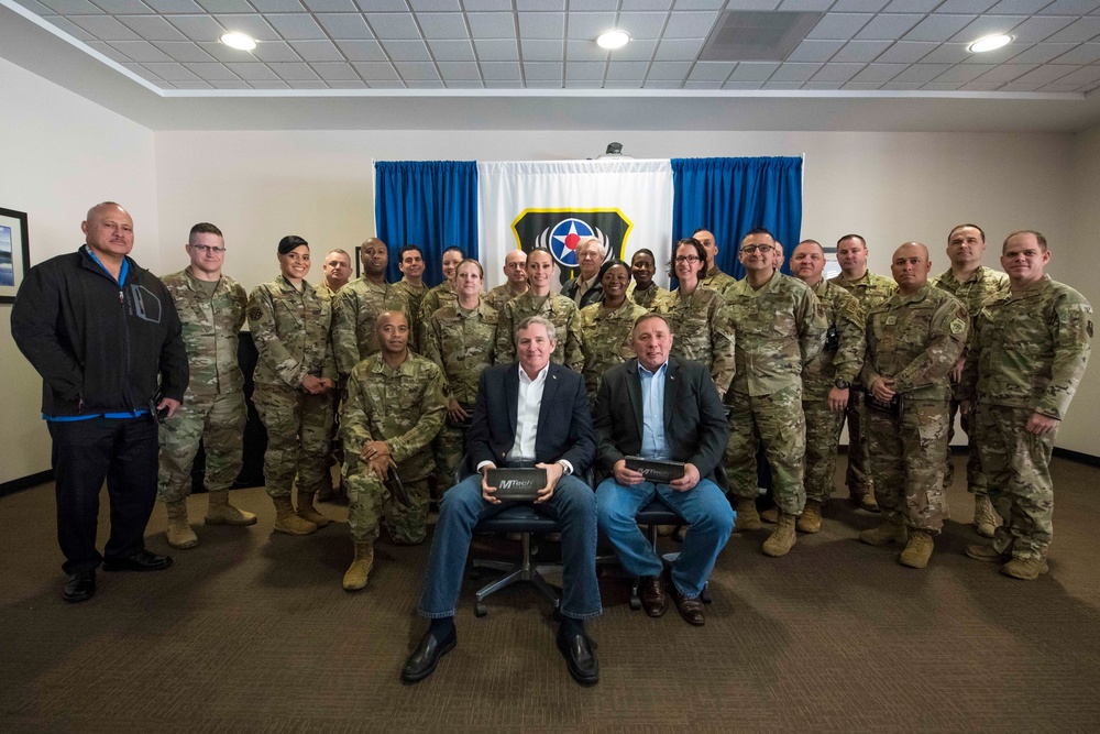 Previous Chief Master Sergeants of the Air Force visit Cannon