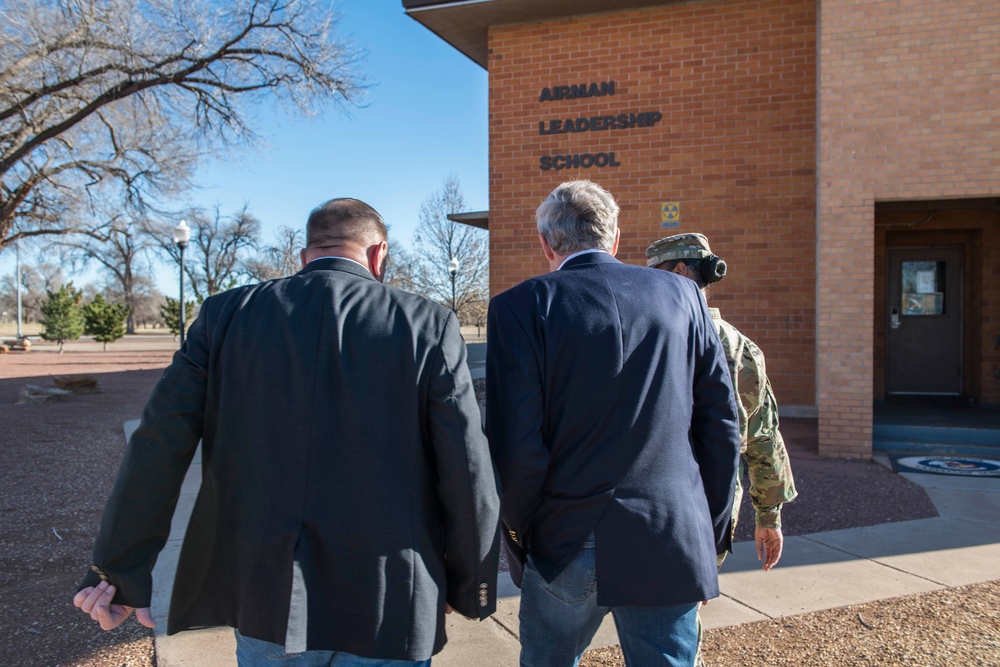 Previous Chief Master Sergeants of the Air Force visit Cannon