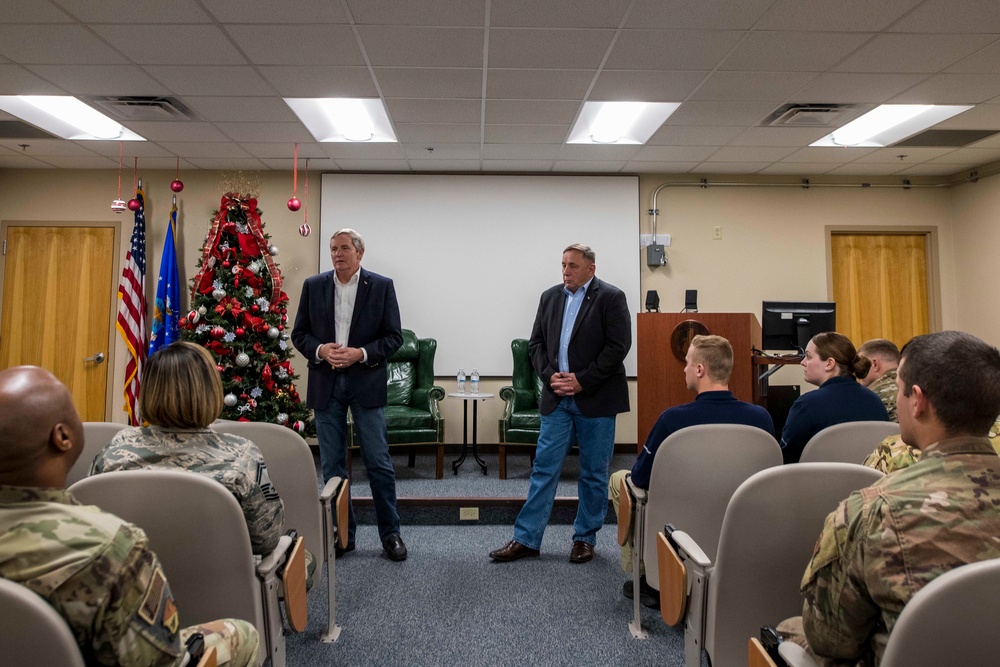 Previous Chief Master Sergeants of the Air Force visit Cannon