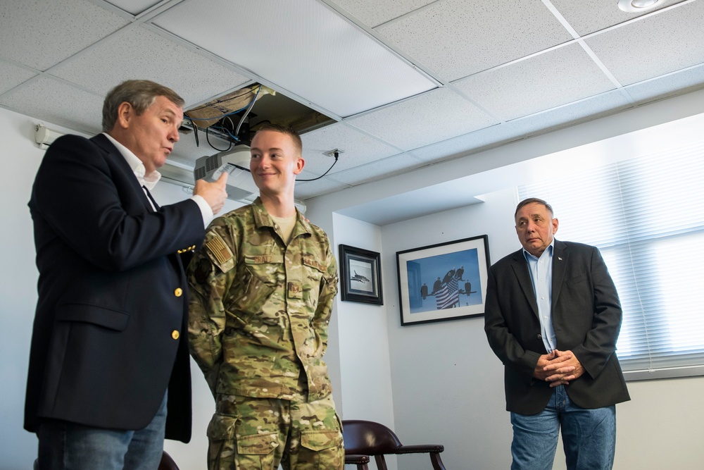 Previous Chief Master Sergeants of the Air Force visit Cannon