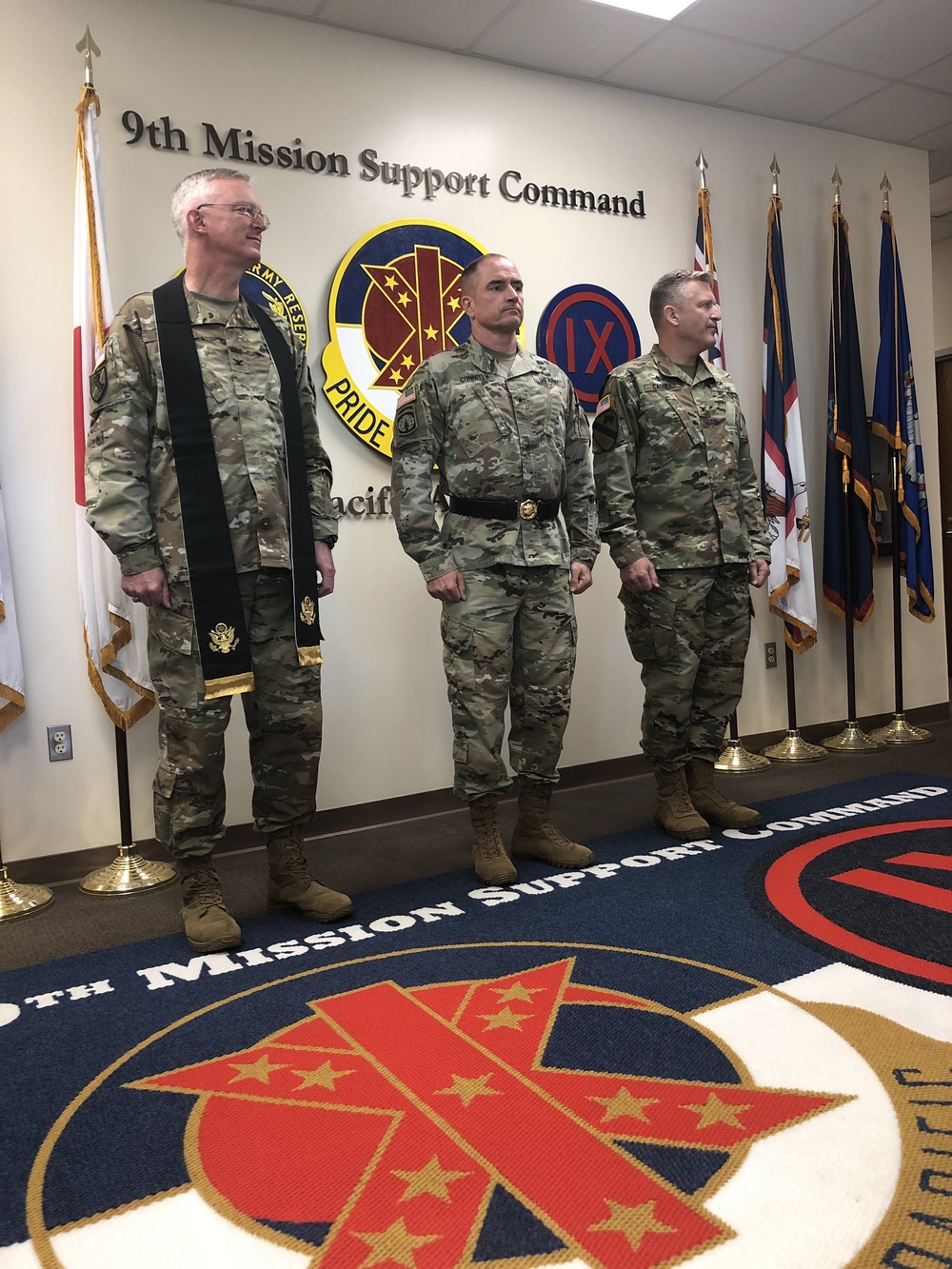 Chaplains conduct Change of Stole in Reserve Command