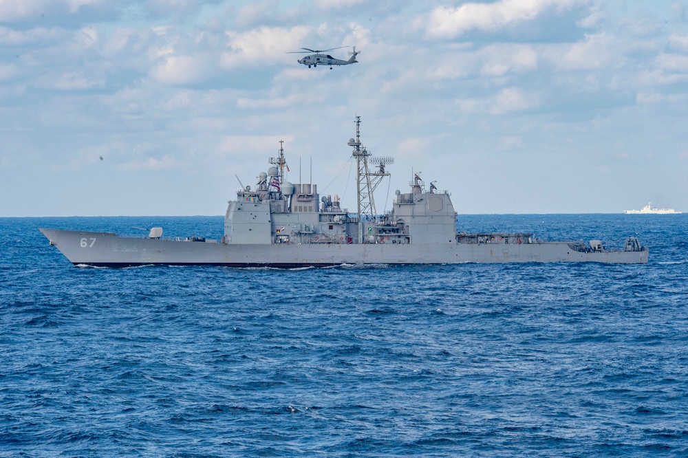 USS Barry Conducts Exercise on Patrol