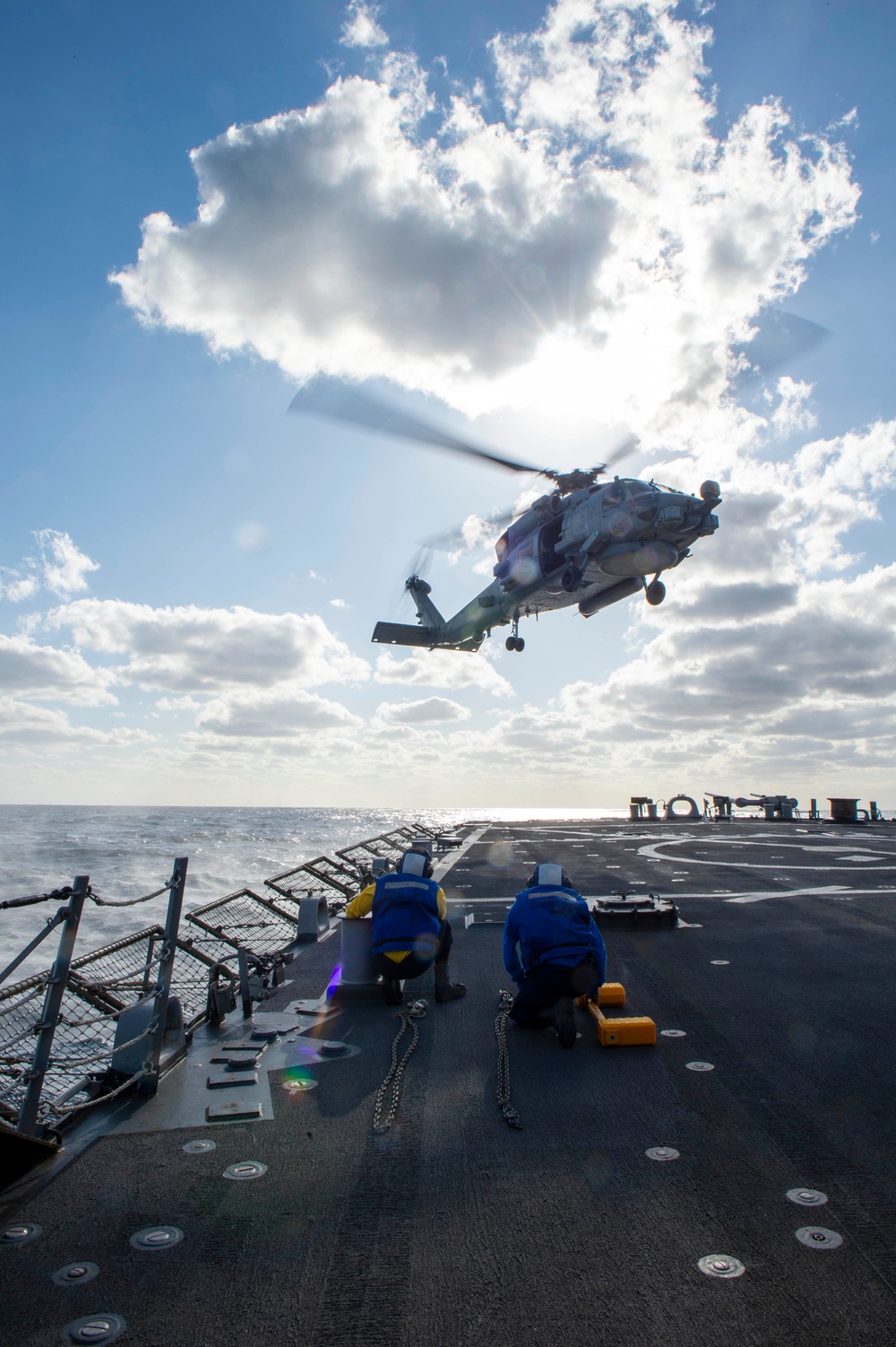 USS Barry Conducts Exercise on Patrol