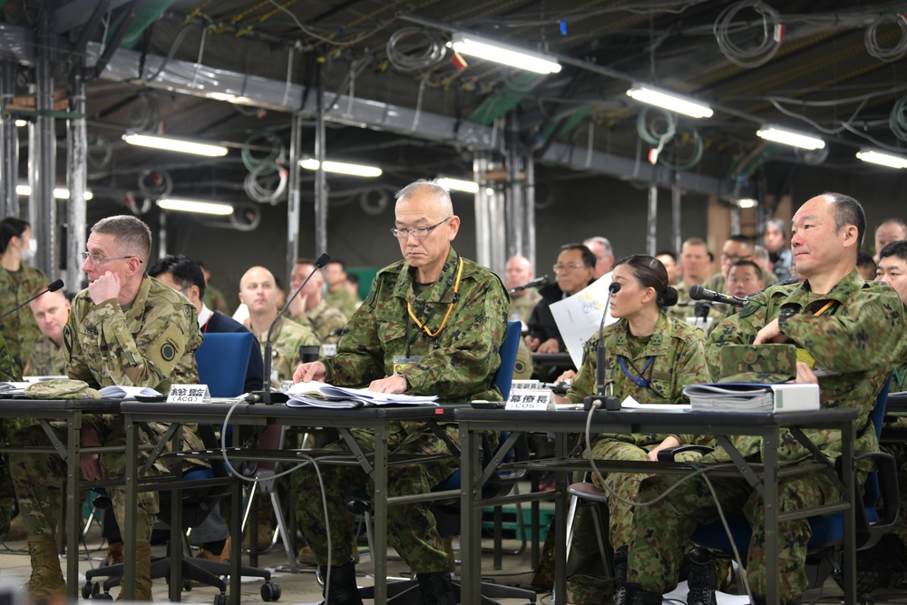 Combined arms rehearsal during Yama Sakura 77