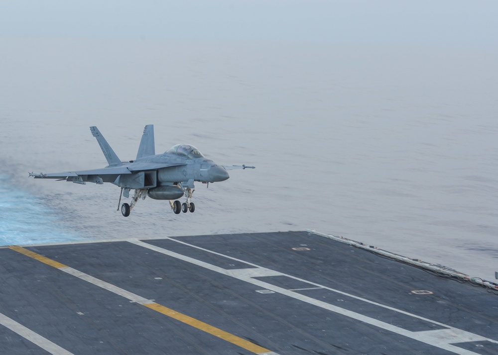 USS Harry S. Truman (CVN 75) transits the Mediterranean Sea