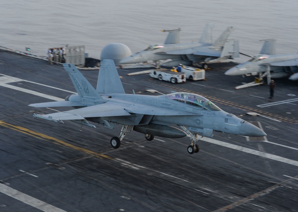 USS Harry S. Truman (CVN 75) transits the Mediterranean Sea