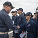 Barry Holds Frocking Ceremony for Fall 2019 Advanced Sailors