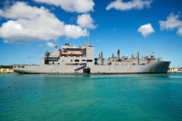 USS Key West Completes Mobile Logistics Demonstration with USNS Richard E. Byrd