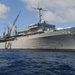 USS Emory S. Land Anchored at Ulithi Atoll