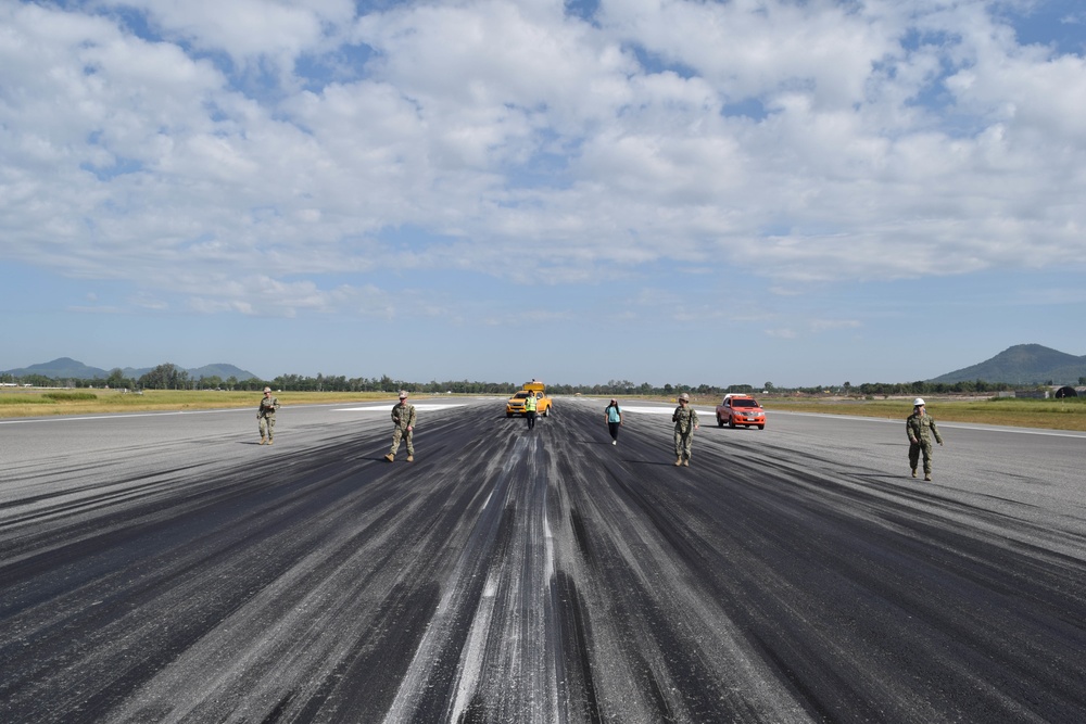 U.S. Navy Seabees deployed with NMCB-5’s Detail Thailand prepare for future project