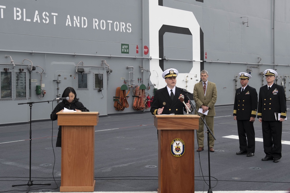 USS America Arrives In Japan