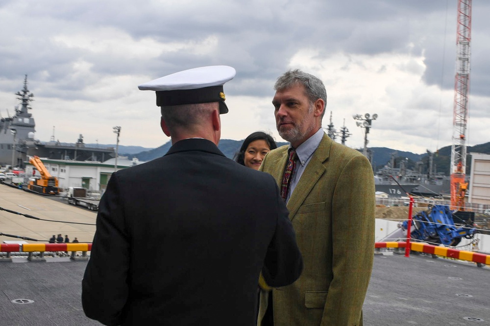 USS America Arrives In Japan