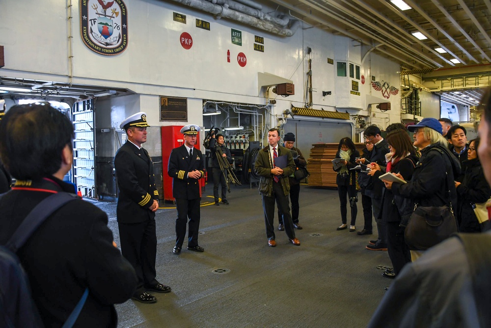 USS America Arrives In Japan