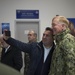 Adm. James G. Foggo III, commander, U.S. Naval Forces Europe-Africa with Prime Minister of North Macedonia onboard Naval Air Station Sigonella