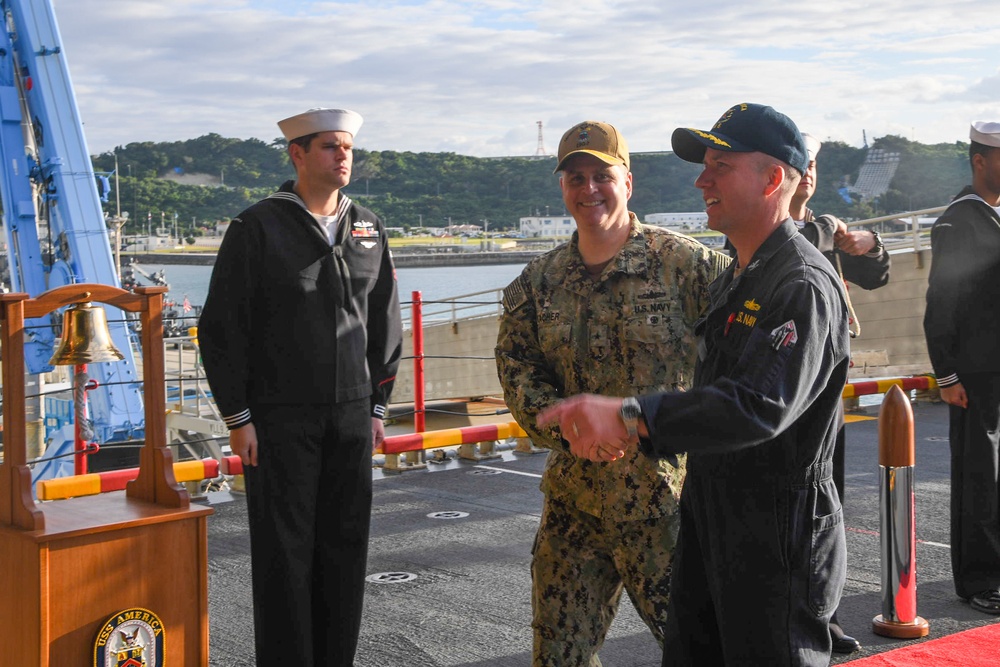 Expeditionary Strike Group Seven Embarks Aboard USS America