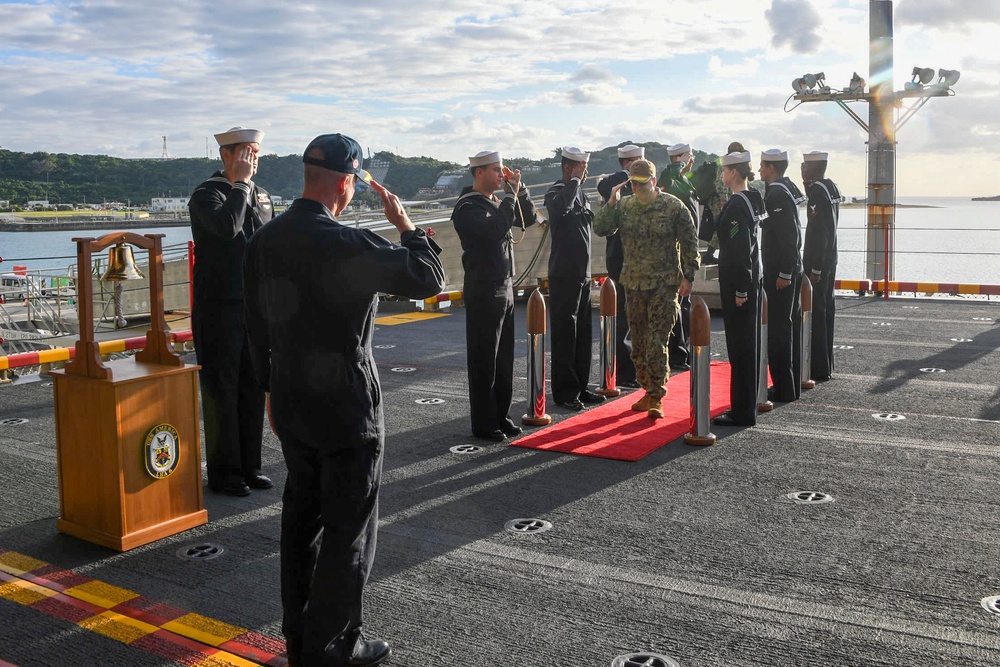 Expeditionary Strike Group Seven Embarks Aboard USS America