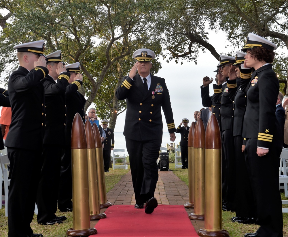 CIWT’s Cmdr. James Dudley Piped Ashore, Culminates 37 Years of Faithful Service