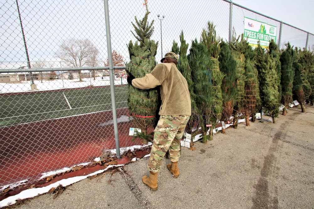 2019 Trees for Troops event at Fort McCoy