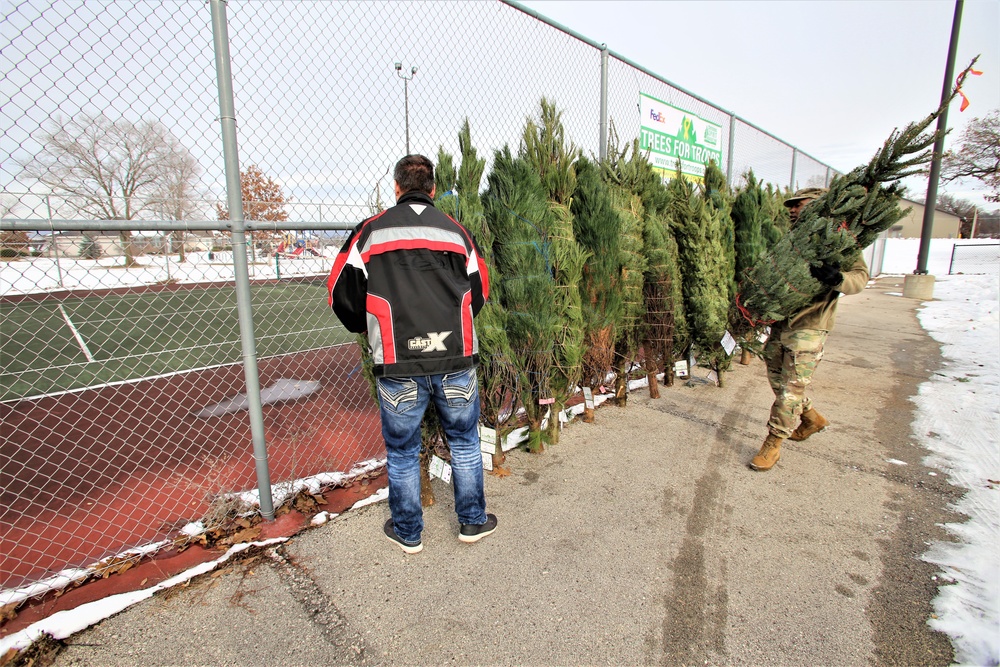 2019 Trees for Troops event at Fort McCoy