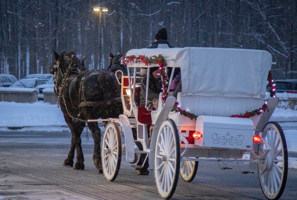 Fort Drum and the 10th Mountain Division (LI) hosts its annual Christmas tree lighting celebration