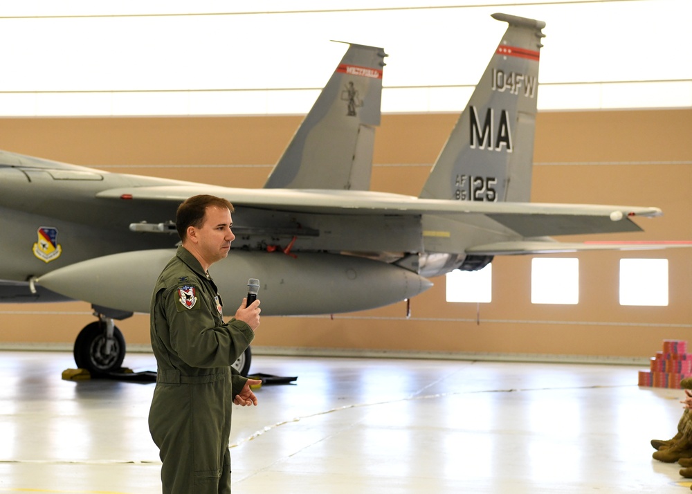 104th Fighter Wing Airmen attend State of the Wing