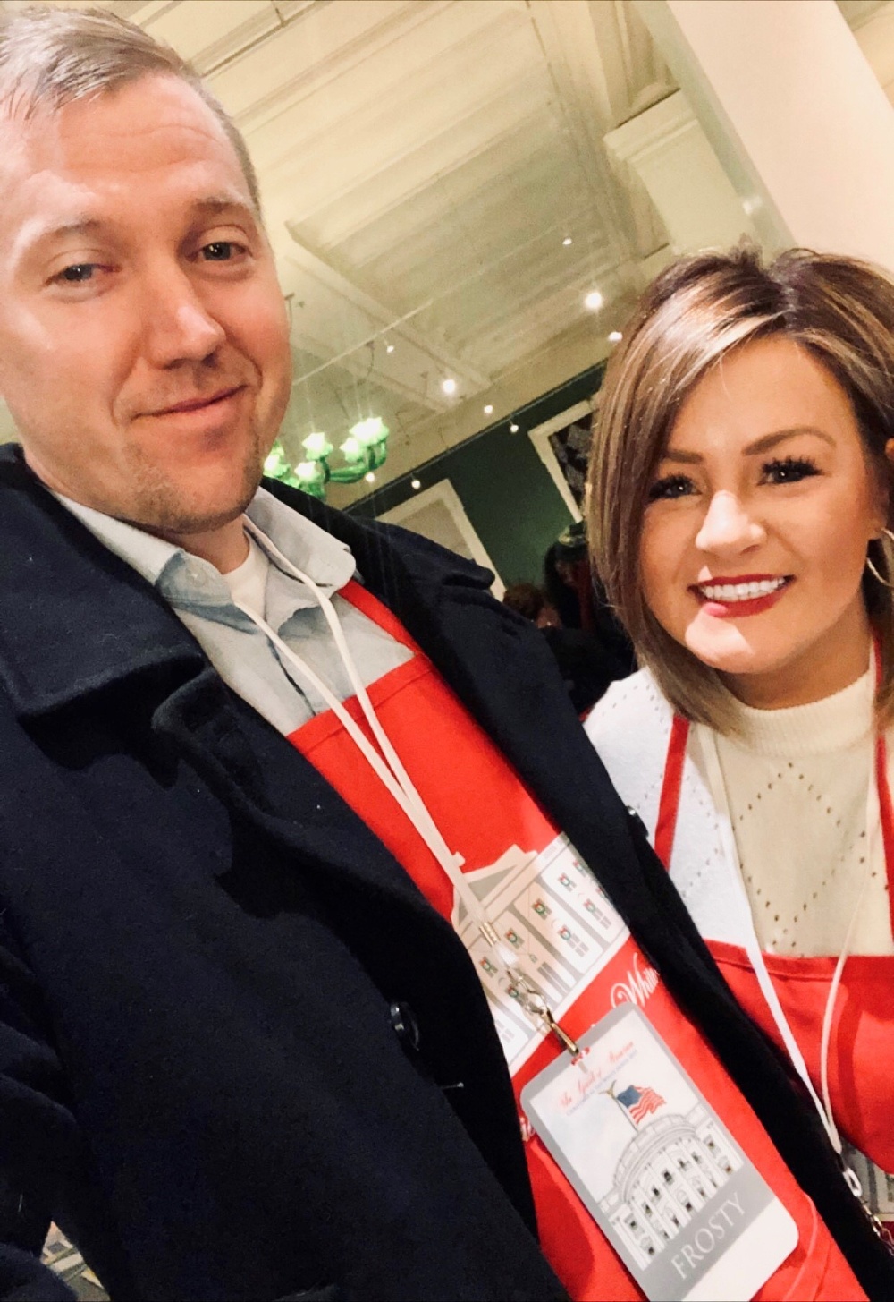 USAF reservist, wife decorate White House