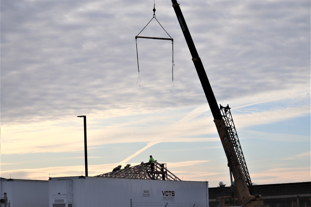 Construction of new simulations buildings continues at Fort McCoy