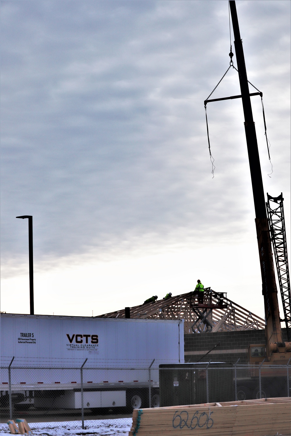 Construction of new simulations buildings continues at Fort McCoy