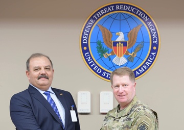 LTG Ali Fahmi Commander Air Defense Forces Egyptian Armed Forces, with Director of Operations &amp; Integration, U.S. Army Major General Christopher Bentley