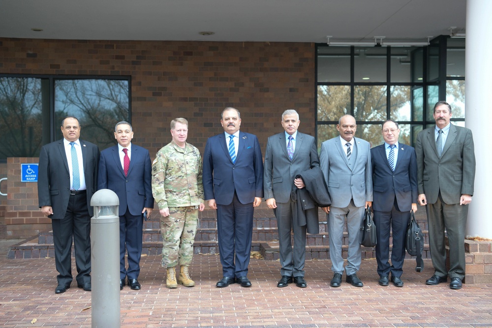 U.S. Army Major General Christopher Bentley hosts visit with LTG Ali Fahmi Commander Air Defense Forces Egyptian Armed Forces