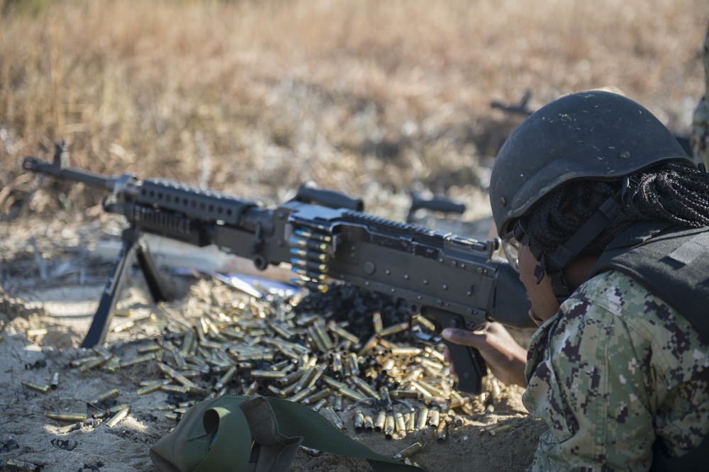 Security's M240B Machine Gun Qualification