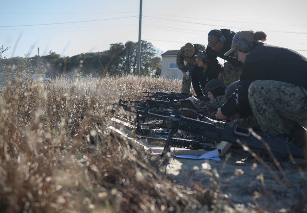 Security's M240B Machine Gun Qualification