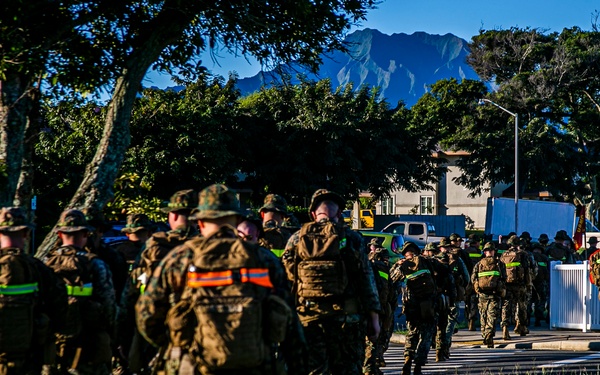 Combat Assault Company: YMCA Can Donation Hike