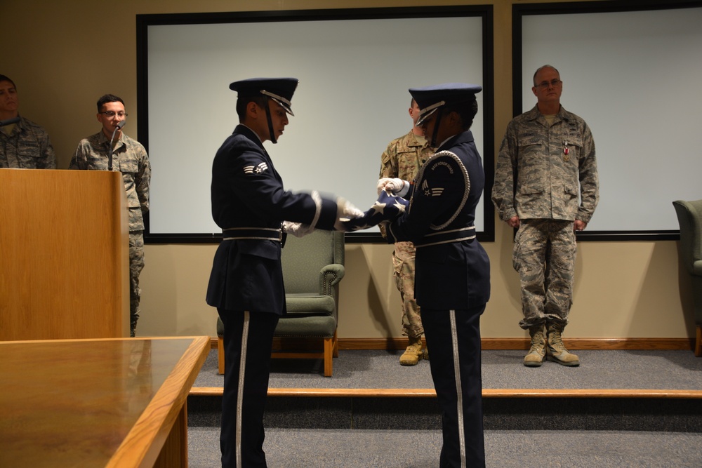 Master Sgt. Caswell retires