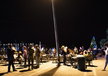 325th Force Support Squadron lights up for the holidays