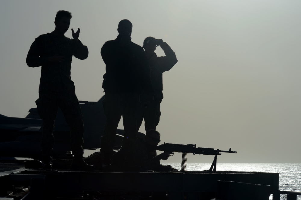 USS Harry S. Truman (CVN 75) transits the Mediterranean Sea