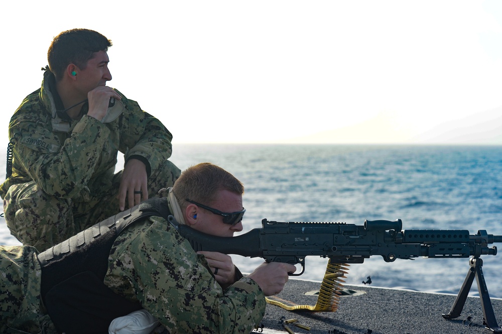 USS Harry S. Truman (CVN 75) transits the Mediterranean Sea