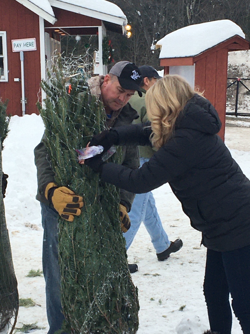 National Guard volunteers join veterans, volunteers for Trees for Troops loadout