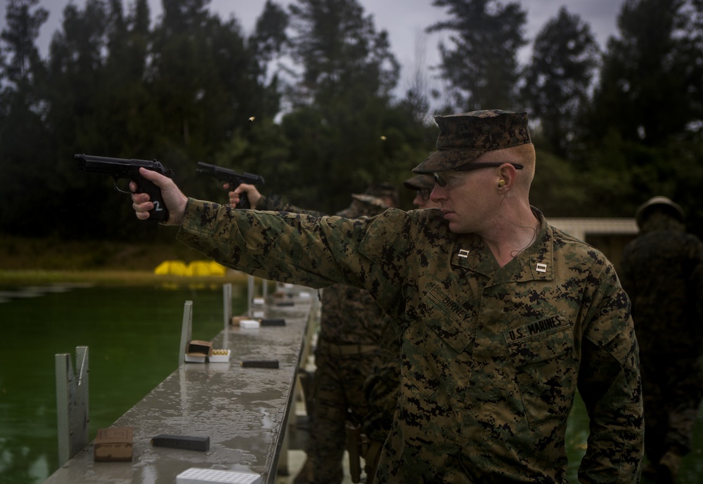 Marines display marksmanship skills during competition