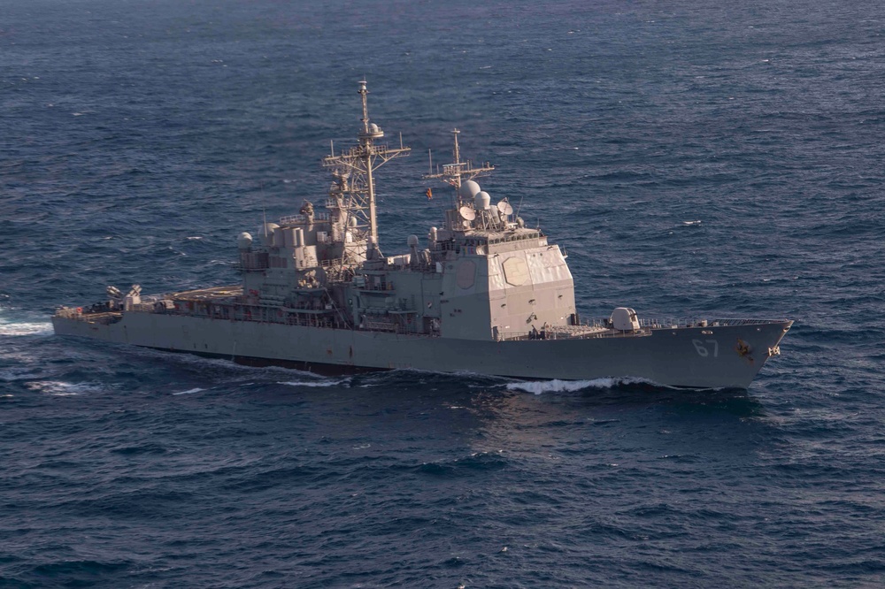 USS Shiloh, USS Barry Conducts Maneuvering Exercise