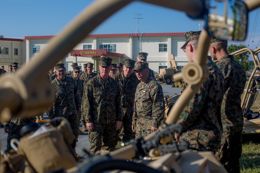 III MEF Commanding General Visits 12th Marine Regiment