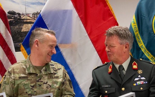 US Army and Royal Netherlands Army co-sign agreement to enhance mission capabilities